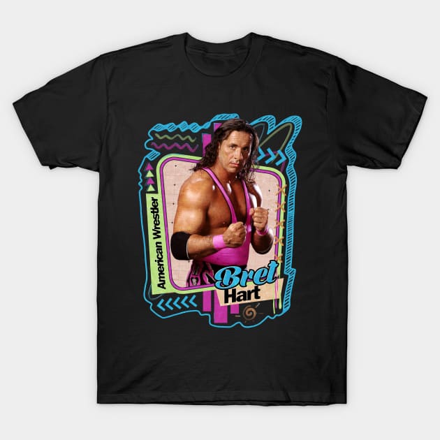 Bret Hart - Pro Wrestler T-Shirt by PICK AND DRAG